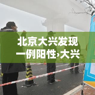 北京大兴发现一例阳性›大兴最新事